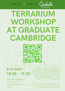 Garden House Cambridge Summer Terrarium event