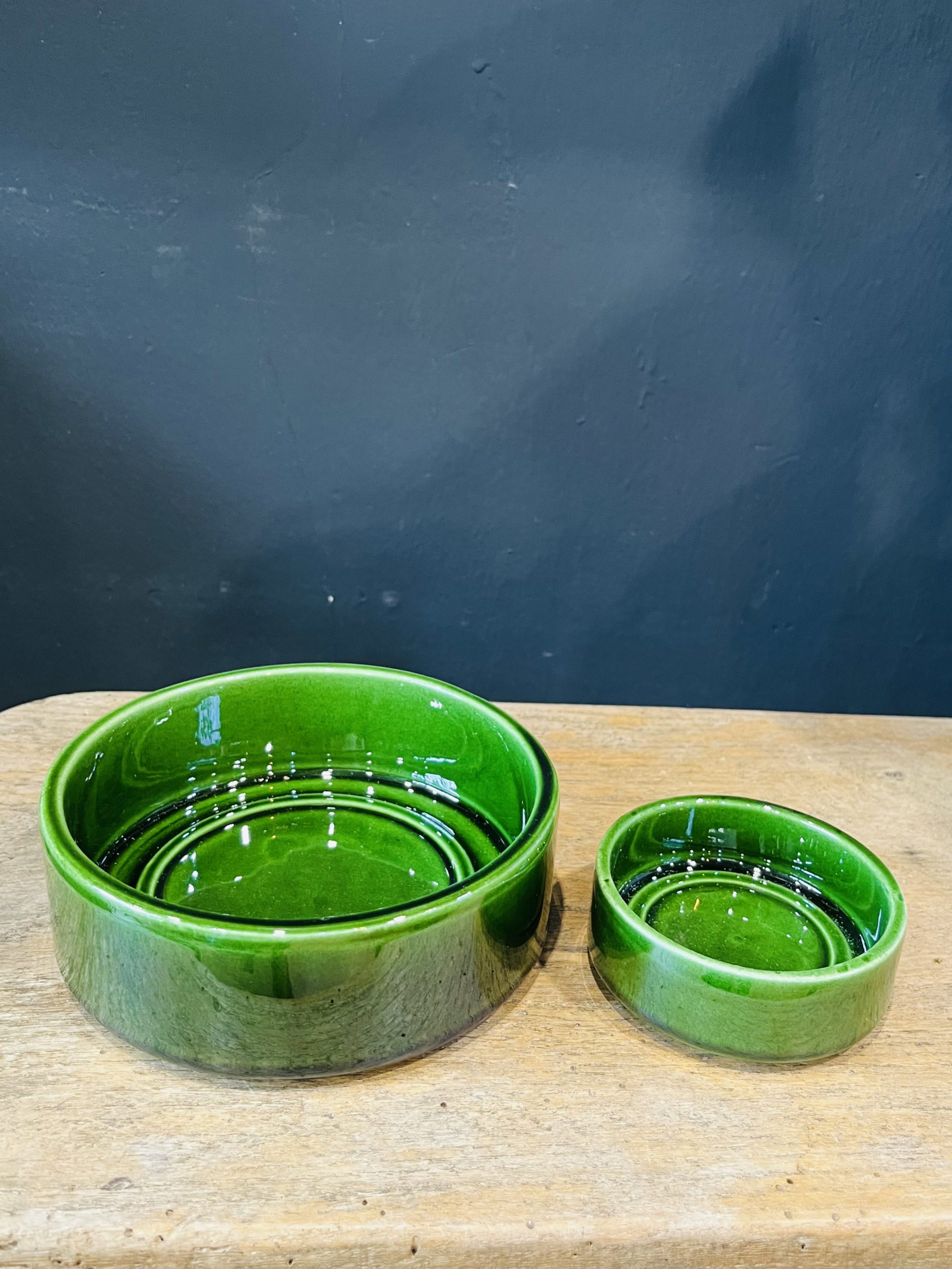 Bergs Potter Hoff Saucer Glazed Emerald Green